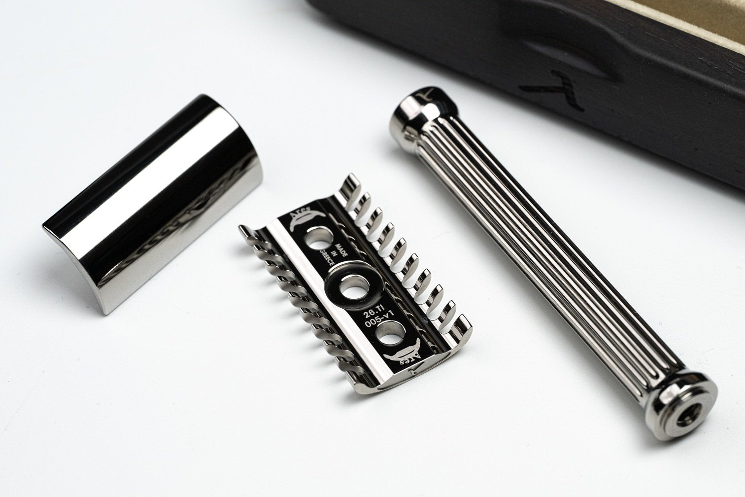 Titanium (Gr.5) Mirror Polished - Lambda Ares v1 – Lambda Razors