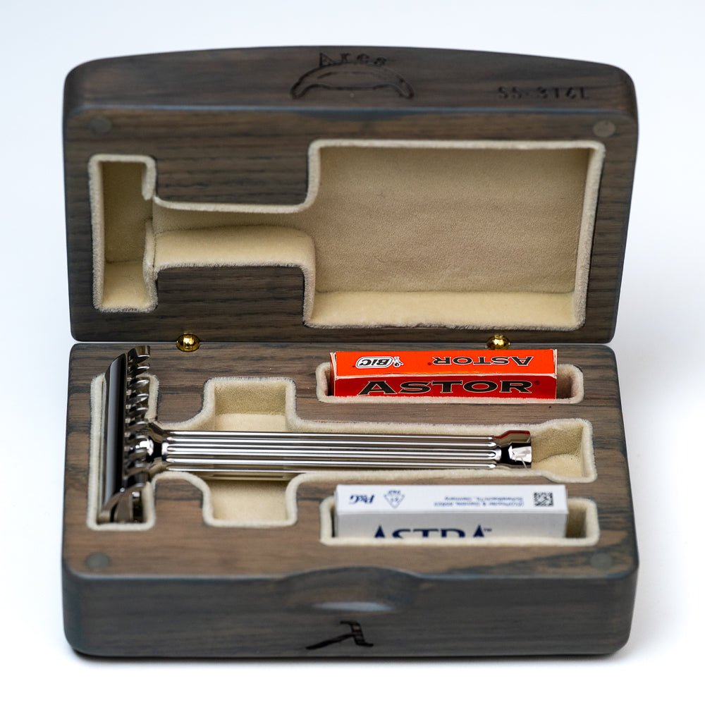 Lambda Ares v1 Stainless Steel Mirror Polished – Lambda Razors