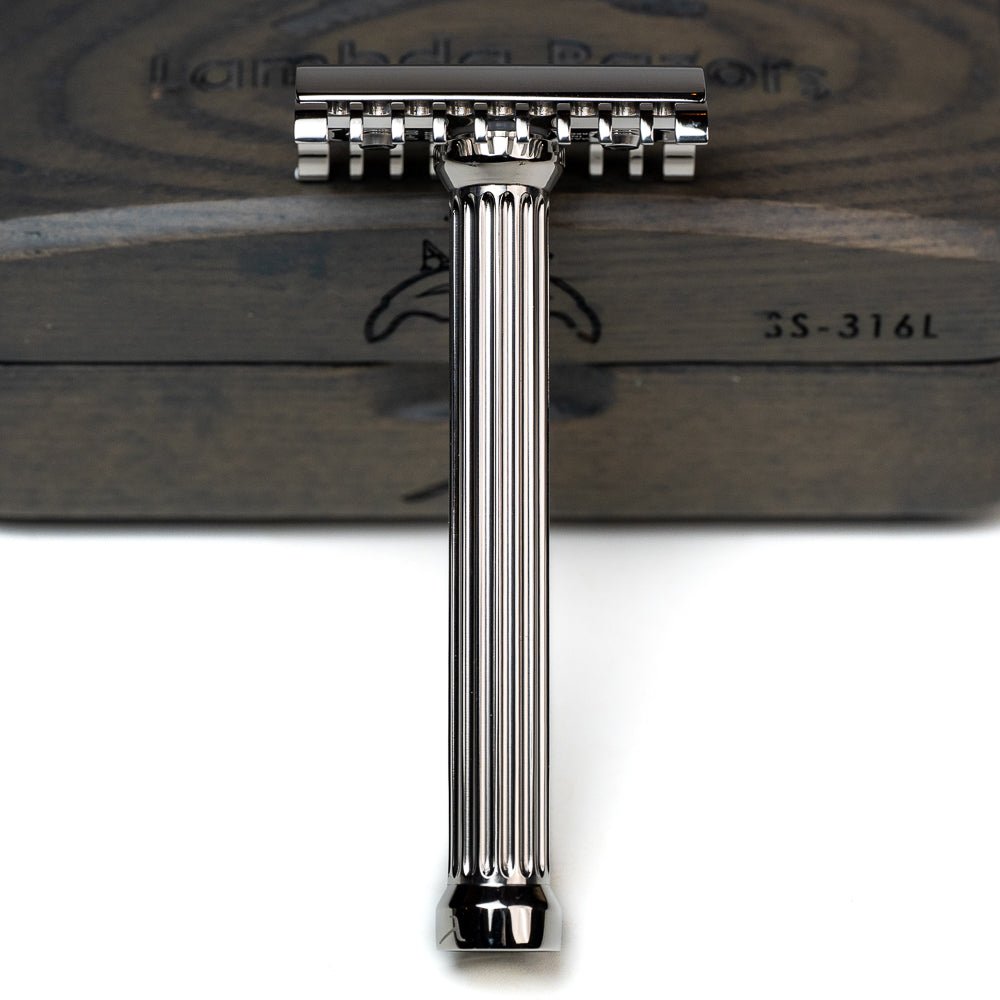 Lambda Ares v1 Stainless Steel Mirror Polished – Lambda Razors