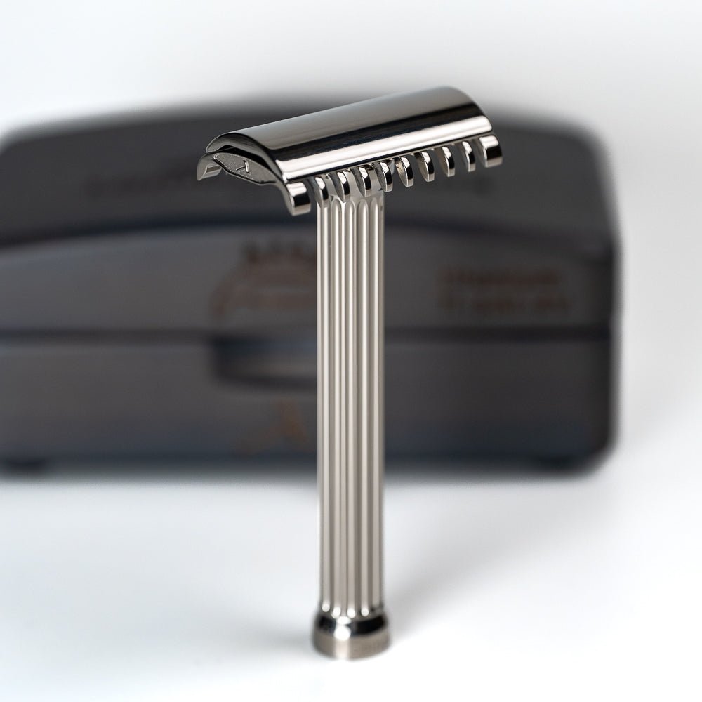 Titanium (Gr.5) Mirror Polished - Lambda Ares v1 – Lambda Razors