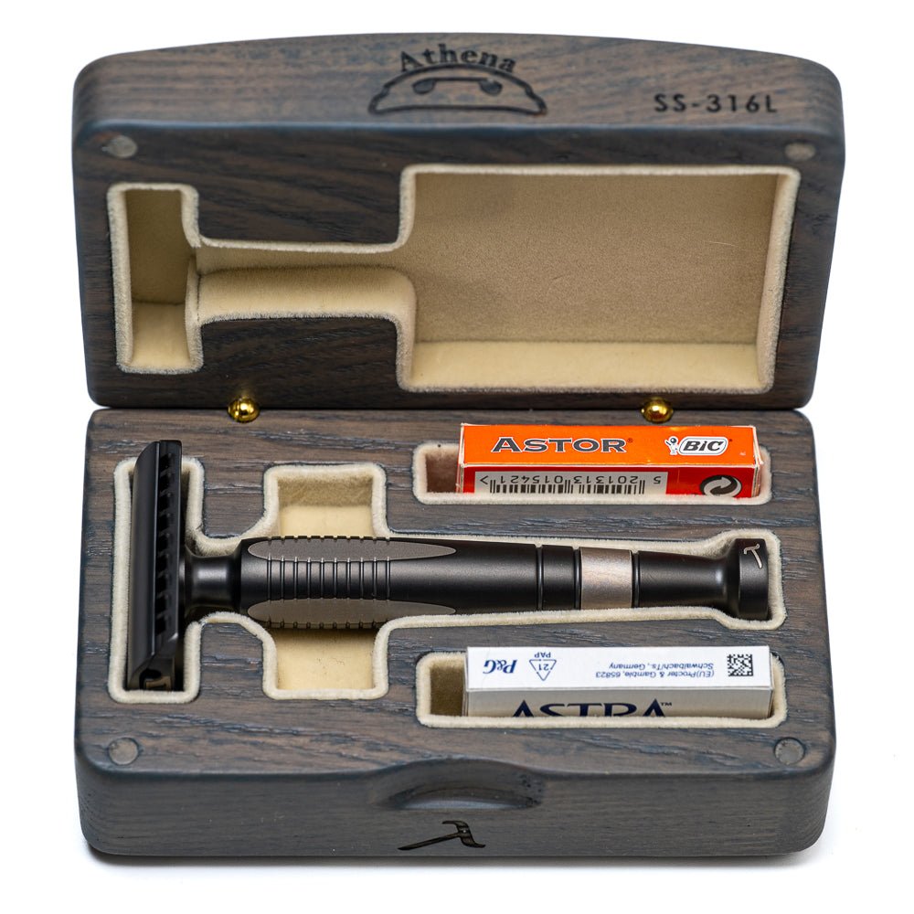 Lambda Athena SS 316L - DLC Satin - Lambda Razors
