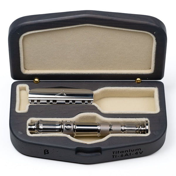 Lambda Brontes [Titanium (Gr.5) - Mirror Polished] - Lambda Razors