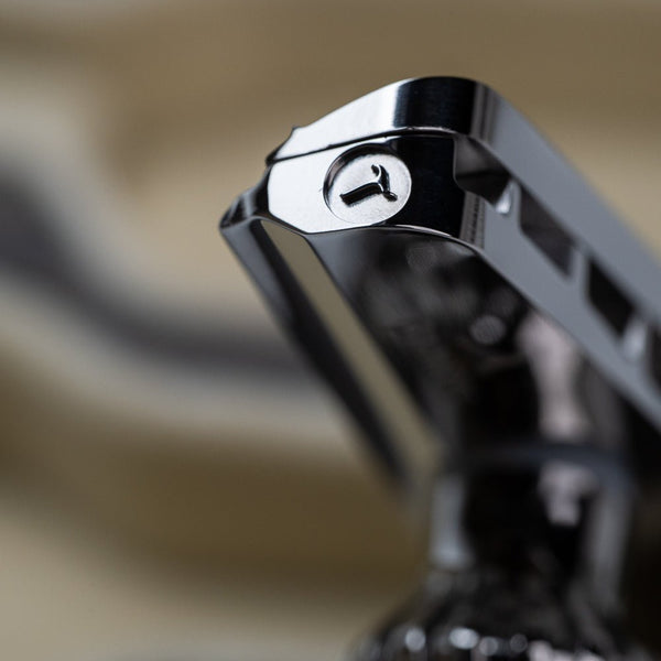 Lambda Brontes [Titanium (Gr.5) - Mirror Polished] - Lambda Razors