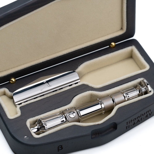 Lambda Brontes [Titanium (Gr.5) - Mirror Polished] - Lambda Razors