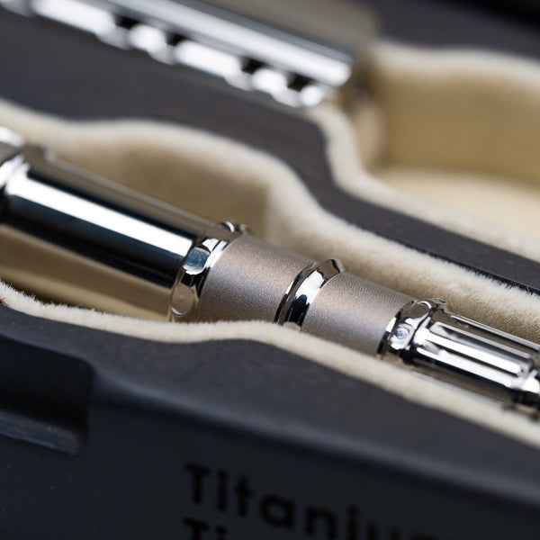 Lambda Brontes [Titanium (Gr.5) - Mirror Polished] - Lambda Razors
