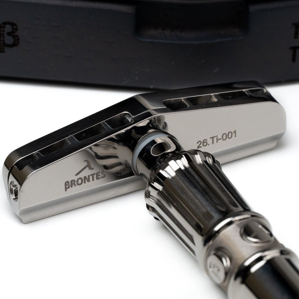 Lambda Brontes [Titanium (Gr.5) - Mirror Polished] - Lambda Razors
