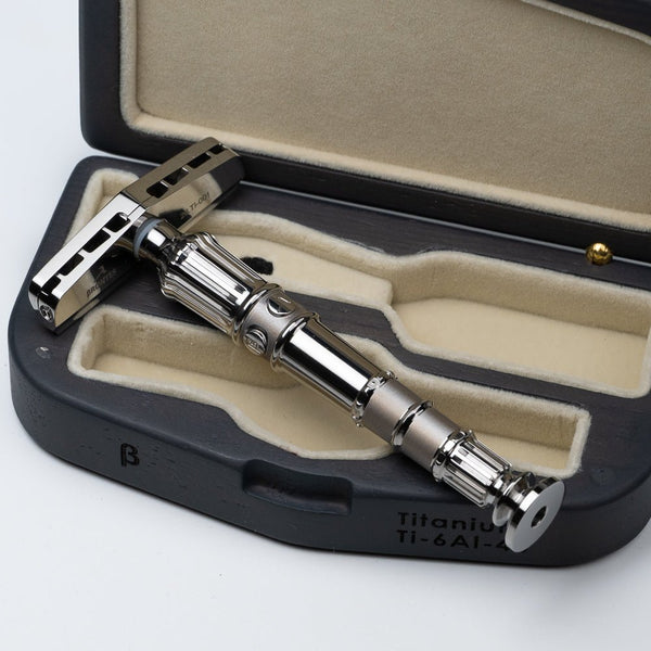 Lambda Brontes [Titanium (Gr.5) - Mirror Polished] - Lambda Razors